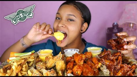 Wingstop's spicy korean q wing flavor is back for a limited time this fall. WINGSTOP MUKBANG & CHEESE (MANGO HABANERO, SPICY KOREAN ...
