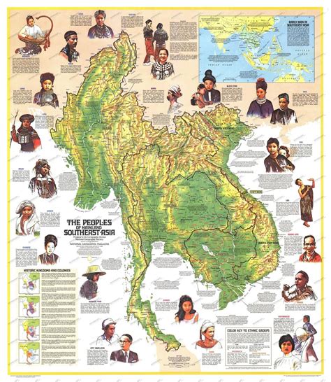 a map showing ethnic groups living in southeastern asia r mapporn