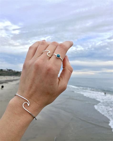 Pura Vida Wave Ring Silver Rings Simple Silver Jewelry Sterling