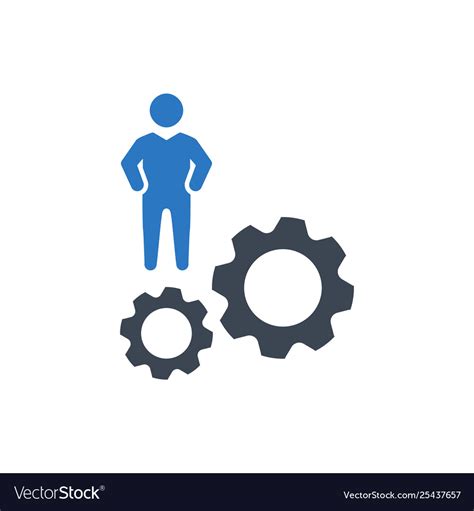 Technical Expert Icon Royalty Free Vector Image