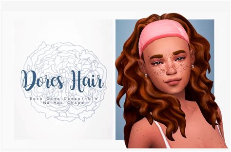 Dores Hair Sims 4 Maxis Match Headband Free