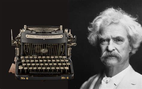 Een Van De Laatste Typemachines Van Mark Twain Vertelt Zijn Verhaal Op