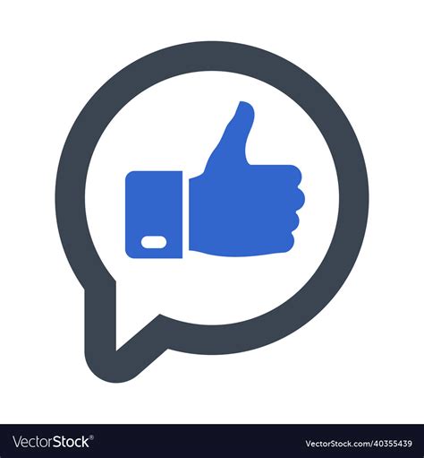 Positive Response Icon Royalty Free Vector Image