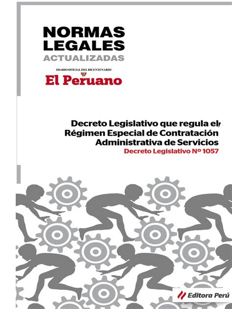 ley que regula el regimen contratacion cas pdf tiempo de trabajo derecho laboral