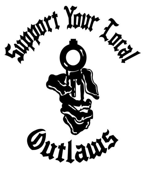 Outlaws Biker Motorsickles Bike Gang Outlaws Motorcycle Club