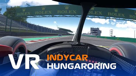 Vr Indycar Hungaroring Assetto Corsa Youtube