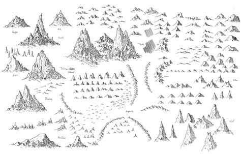 Fantasy Map Drawing Forest Jarrett Thigpen