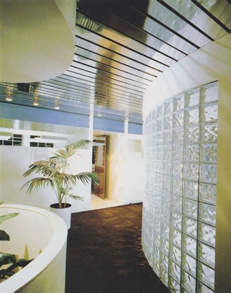 Those Glass Blocks 80s Design Architecture Room Interior Retro