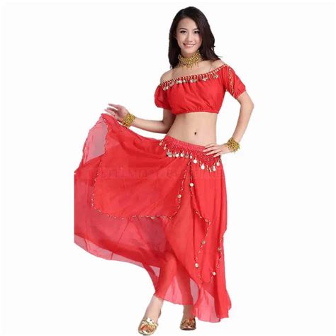 2pcs set egypt performance belly dance costume india indian triba gypsy costume woman bellydance