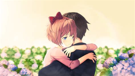 3840x2160 Cute Anime Couple Hug 4k Hd 4k Wallpapers Images