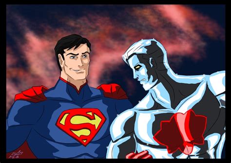 Superman And Captain Atom By Adamantis On Deviantart