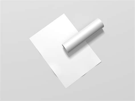 Download Free Modern A3 Poster Mockup | Dribbble Graphics
