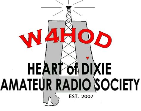 Arrl Clubs Heart Of Dixie Amateur Radio Society