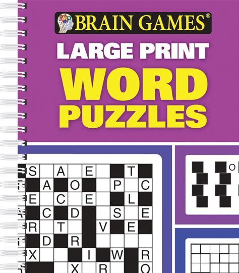 Brain Games Brain Games Large Print Word Puzzles Other Walmart