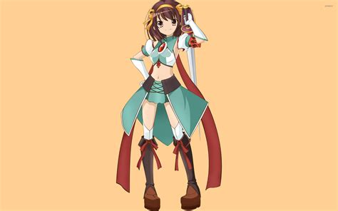 However, upon meeting haruhi suzumiya, he quickly finds out that it is the supernatural that she is interested in; The Melancholy of Haruhi Suzumiya 6 wallpaper - Anime ...
