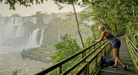 the brazil side of iguazu falls say hueque