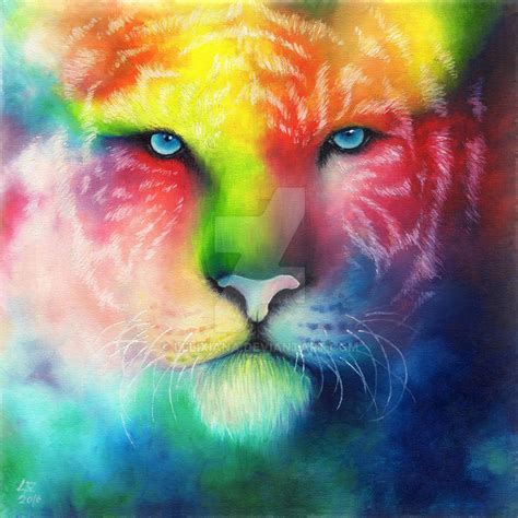 Rainbow Tiger By Lelixiana On Deviantart