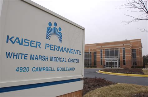 Kaiser Permanente White Marsh Medical Center On 1 31 03 Es