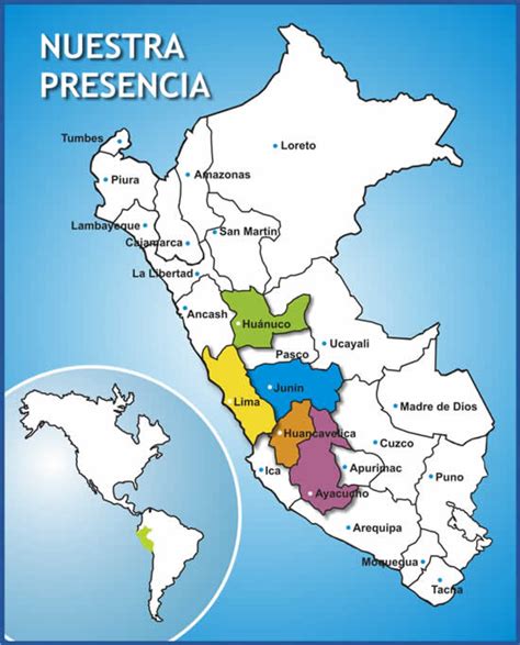 Peru Mapa Turistico