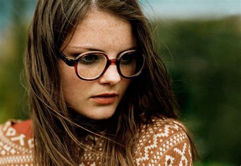 Freckly Girl Glasses Girls With Glasses Style