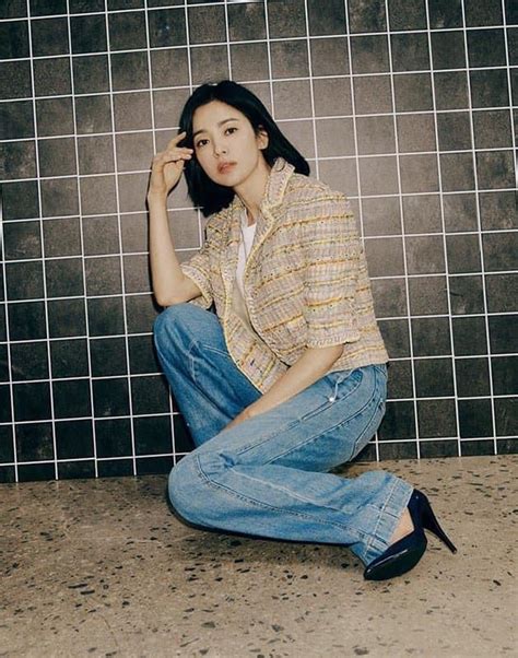 Song Hye Kyo In Fashion Mom Jeans Korean Actress