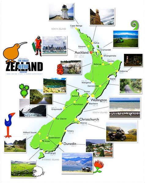 As 25 Melhores Ideias De Map Of New Zealand No Pinterest Nova Zelândia