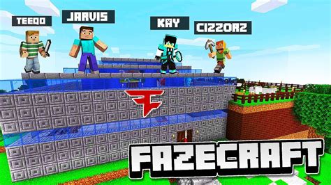 Faze Clan Play Minecraft Minecraft Fazecraft 1 Youtube