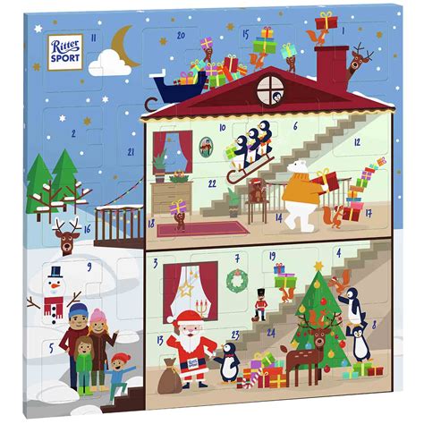 Die erste schokoladenmarke der 1912 von clara und alfred e. Ritter Sport Quadrat Adventskalender | Online kaufen im ...