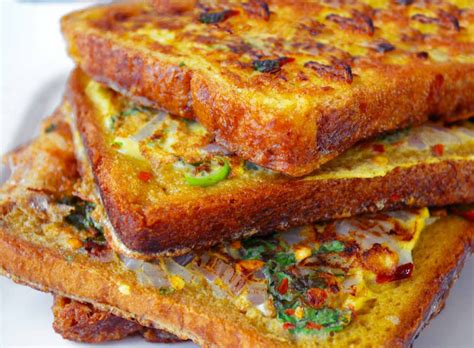 Quick Masala French Toast | Recipe in 2020 | Food recipes ...