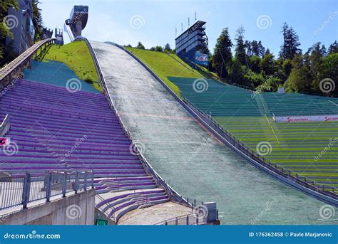 The Bergisel Ski Jump Stadium Austria Editorial Stock Photo Image Of