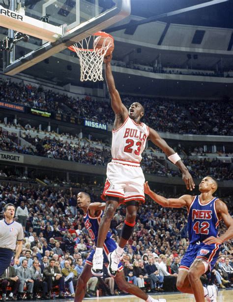 Michael Jordan Of The Chicago Bulls In A Lay Up Photographic