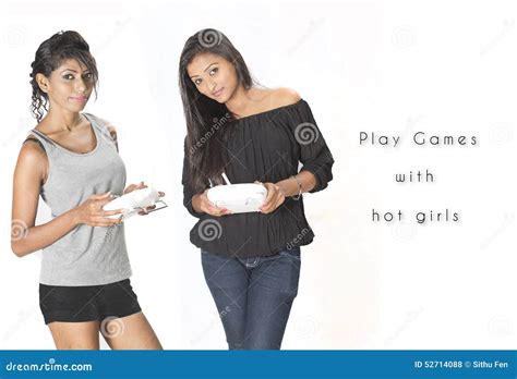 Beautiful Asian Girls Stock Photo Image Of Girls Game