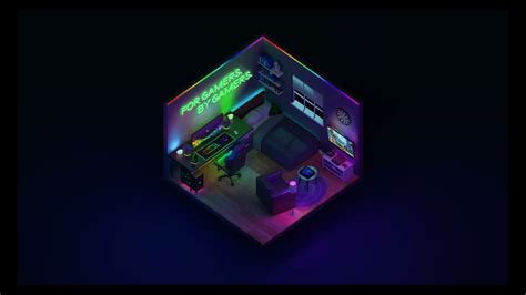 3d Gaming Room Live Wallpaper Razer Themed Youtube