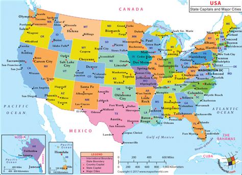 Us Map With Major Cities In Map Usa States Major Cities Printable Map