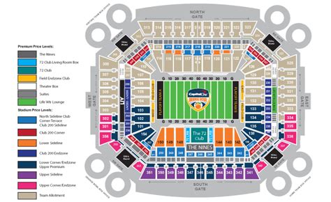 Miami Stadium Seat Map