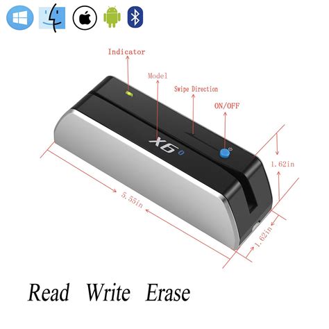 Bluetooth 40 Usb Card Reader Writer Encoder Swipe By Card Writer