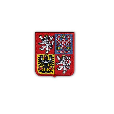 Greater Coat Of Arms Of The Czech Republic Embroidered Patchbadge