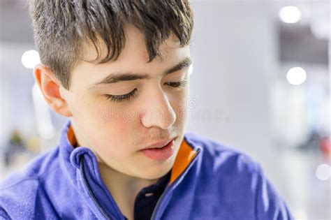 Caucasian Boy In The Waiting Room Stock Photo Image Of Cute Room