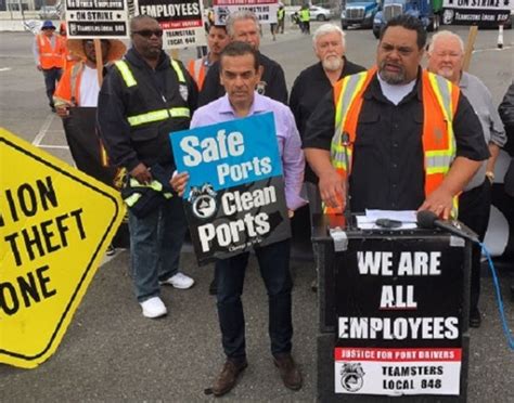 Strike Continues At Ports Of Los Angeles Long Beach International