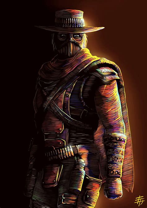 Erron Black Gunslinger Variation Mkx Art By Romeo J Mortal J Hus Hd Phone Wallpaper Pxfuel