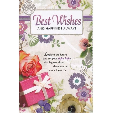 Best Wishes And Happiness Always Greeting Card Gc 5262 Ts To