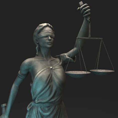 Lady Justice Themis 3d Max