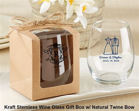 Parasols are fun favor ideas for a beach wedding or. Holiday Personalized Stemless 9oz Wine Glasses Favors