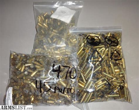 Armslist For Sale Reloading Brass 45acp