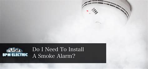 Smoke detectors are commonly set off if there is any sort of smoke while cooking. Do I Need To Install A Smoke Alarm? | BPM Electric