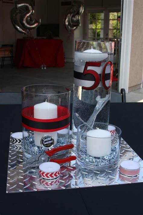 The day like any other day! etc., but. Image result for mechanic theme centerpieces | Tools ...