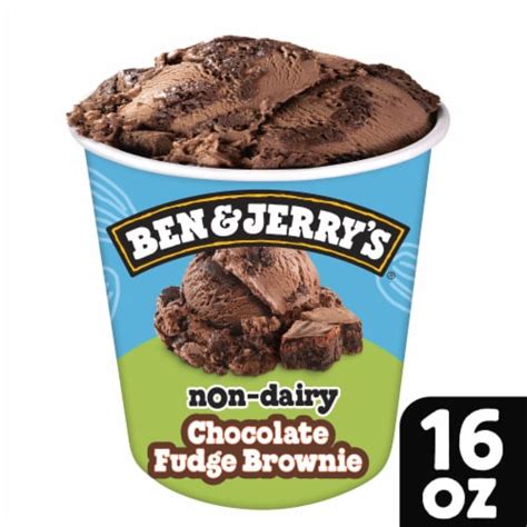 Ben Jerry S Chocolate Fudge Brownie Frozen Non Dairy Dessert Oz