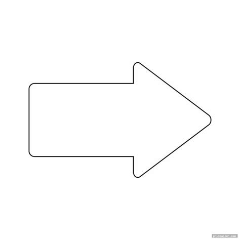 Free Printable Arrow Template