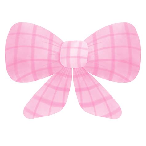 Watercolor Cute Pink Bow 30186131 Png