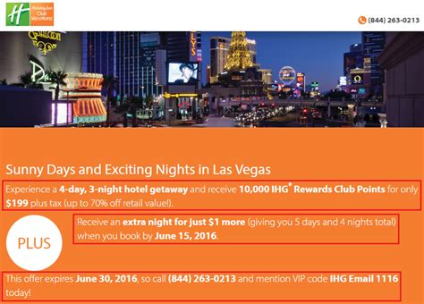 Holiday Inn Club Vacations Las Vegas Timeshare Presentation: 3 Nights ...